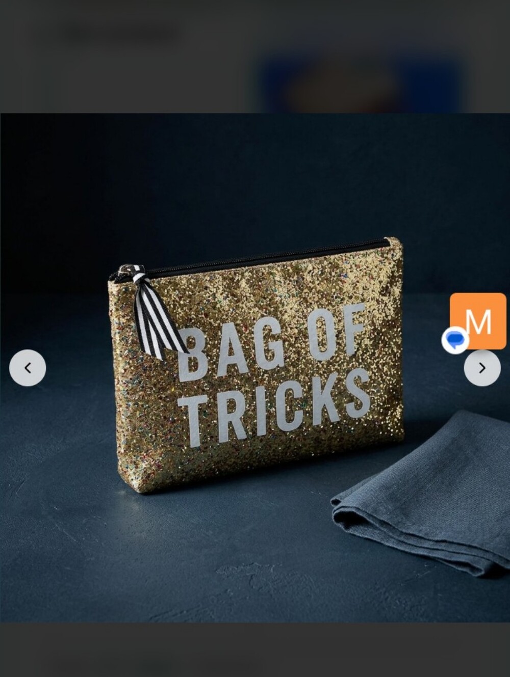 Ellie Brand Bag Of Tricks Bling Cosmetic Bag